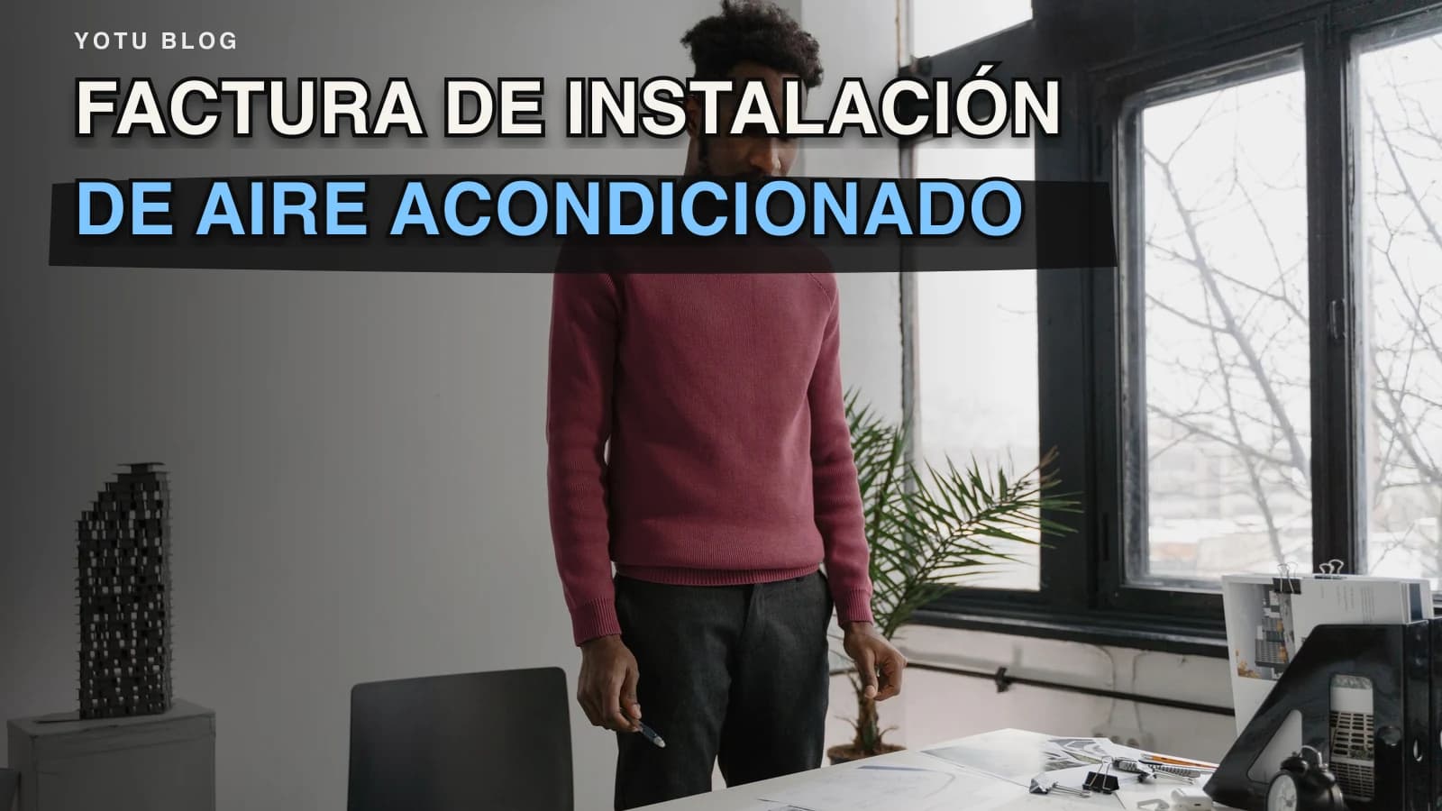 Factura de instalación de aire acondicionado: ejemplo