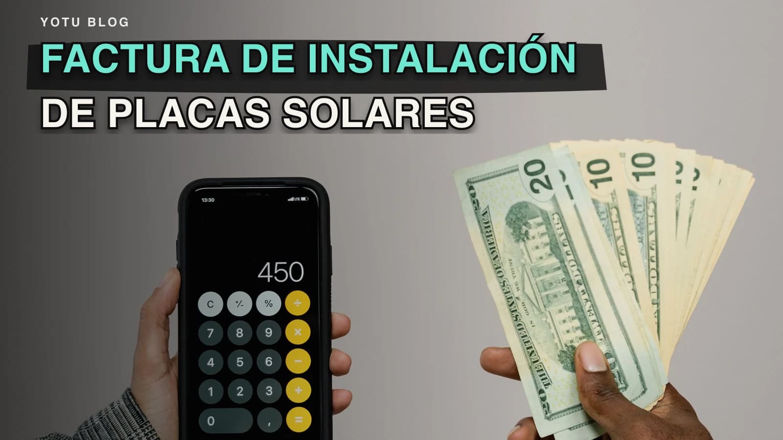 Factura de instalación de placas solares: ejemplo