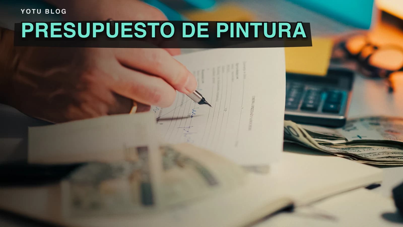Presupuesto de pintura: ejemplo sin precios inventados